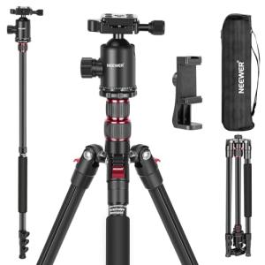 NEEWER 77" Aluminum Tripod Monopod for DSLR/Phone