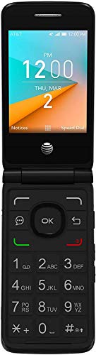 Prepaid AT&T Cingular Flip 2 Feature Phone - Dark Gray (4 GB + ADATA 32GB SD Card Bundle)