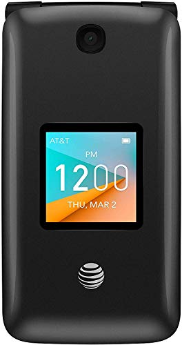 Prepaid AT&T Cingular Flip 2 Feature Phone - Dark Gray (4 GB + ADATA 32GB SD Card Bundle)