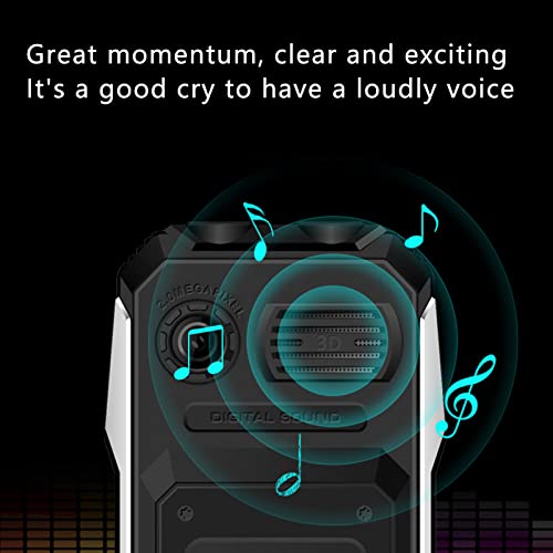 2G Seniors Cell Phone, Feature Phone Unlocked Rugged Phone, Dual SIM, 6800mAh Long Battery Life, 2.4in HD Screen, LED Flashlight, Big Button Loud Speaker, Cell Phone for Outdoor Hiking Travel(Green)