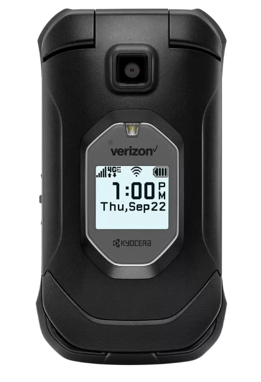Kyocera DuraXV Extreme+ Rugged Flip Phone-Black-Verizon (Renewed)