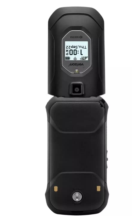 Kyocera DuraXV Extreme+ Rugged Flip Phone-Black-Verizon (Renewed)