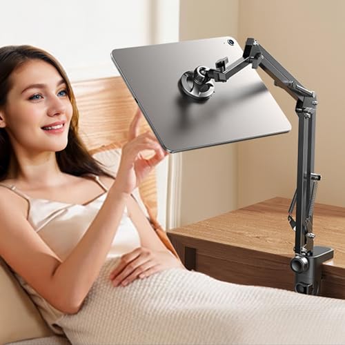 LISEN Gooseneck Phone Holder for Bed iPhone Holder for Desk, for iPhone 16 Magsafe Stand Magnetic Phone Stand for Bed Adjustable for iPhone Accessories Overhead Phone Mount for iPhone 16 Pro Max iPad
