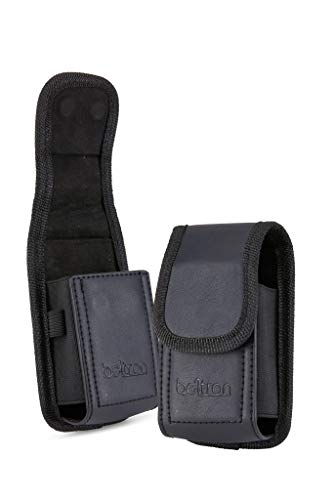 BELTRON Vertical Leather Case for CAT S22 Flip Phone/Sonim XP3 Plus XP3900 Flip Phone, Features: Heavy Duty Belt Loop, Metal Belt Clip & Dual Magnet Closure