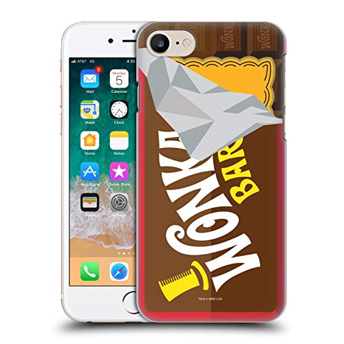 Head Case Designs Officially Licensed Willy Wonka and The Chocolate Factory Candy Bar Graphics Hard Back Case Compatible with Apple iPhone 7/8 / SE 2020 & 2022