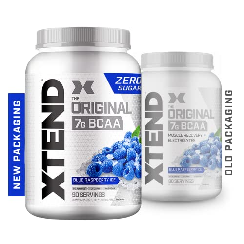 Scivation Xtend Original BCAA, Blue Raspberry Ice, 90 Servings, 1260 gm