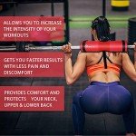 NEALFIT Barbell Pad Squat Pad for Squats—Squat Bar Pad—Great for Weightlifting,Lunges and Hip Thrusts—Foam Sponge Pad—Fit Standard and Olympic Bars Perfectly