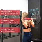 NEALFIT Barbell Pad Squat Pad for Squats—Squat Bar Pad—Great for Weightlifting,Lunges and Hip Thrusts—Foam Sponge Pad—Fit Standard and Olympic Bars Perfectly