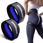 MANUEKLEAR Blood Flow Restriction Bands with Non Slip for Working Out to Occlusion Training, Exercise Glutes, Booty