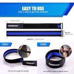 MANUEKLEAR Blood Flow Restriction Bands with Non Slip for Working Out to Occlusion Training, Exercise Glutes, Booty