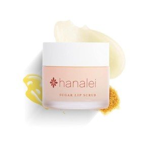 Hanalei Vegan and Cruelty-Free Sugar Lip Scrub Exfoliator - Hawaiian Cane Sugar, Kukui Oil, Shea Butter - Exfoliate, Smooth, Rejuvenate Lips - Made in USA - Lip Care (22 g)