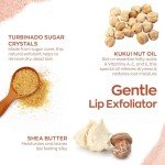 Hanalei Vegan and Cruelty-Free Sugar Lip Scrub Exfoliator - Hawaiian Cane Sugar, Kukui Oil, Shea Butter - Exfoliate, Smooth, Rejuvenate Lips - Made in USA - Lip Care (22 g)