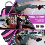 NEALFIT Ankle Strap for Cable Machine, Gym Ankle Cuff for Kickbacks, Leg Extensions, Glute Workouts, Booty Hip Abductors Exercise for Women and Men (Pink, Pair)