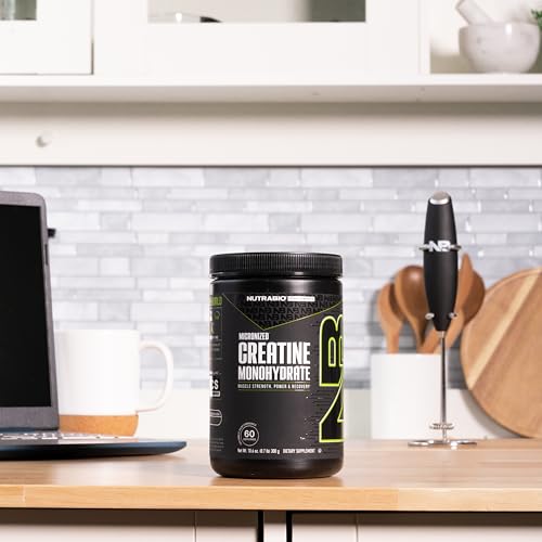 NutraBio Creatine Monohydrate Supplement, Unflavored, (300 g) - Supports Muscle Energy, Recovery, and Strength - HPLC Tested Pure Grade Creatine Supplement