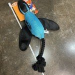 Nerf Dog Squeak Duck Launcher Toy - Blue