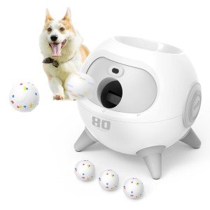 iRetriever Automatic Dog Ball Launcher with 3 Balls