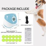 Automatic Dog Ball Launcher with 12 Tennis Balls