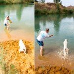 Interactive 2-in-1 Floating Dog Fetch Toy