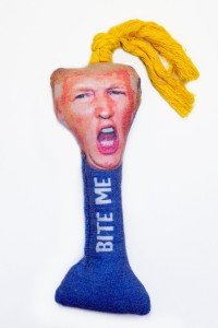 Donald Trump Bite Me Bone Dog Chew Toy