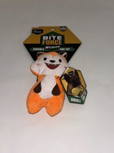 Durable Orange Fox Dog Toy - Bite Force