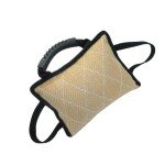 Jute Bite Interactive Dog Training Toy with 3 Handles