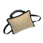 Jute Bite Interactive Dog Training Toy with 3 Handles