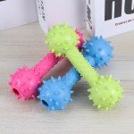 3-Pack Puppy Chew Dumbbell Toys in Yellow