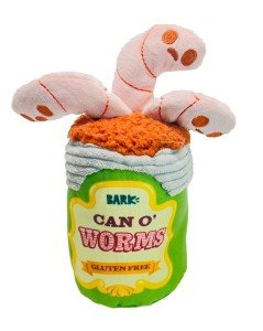 Bark Plush Can O’ Worms Dog Toy