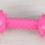 3-Pack Puppy Chew Dumbbell Toys in Yellow