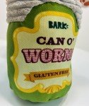 Bark Plush Can O’ Worms Dog Toy