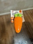 Fofos Carrot Veggies Bites Squeaky Dog Toy
