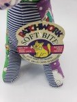 Colorful Plush Patchwork Soft Bite Dog Toy