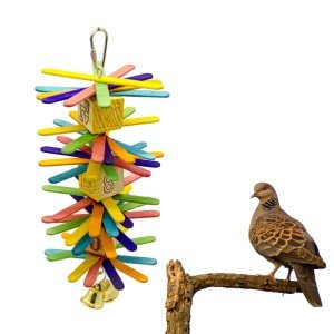Colorful Bird Toys for Cockatiels and Parrots
