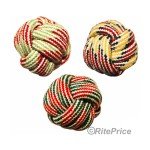 Cotton Dog Rope Ball Toys - 3 Pack