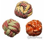 Cotton Dog Rope Ball Toys - 3 Pack