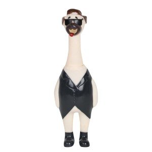 Squeaky Rubber Dog Bite Toy for Chewing