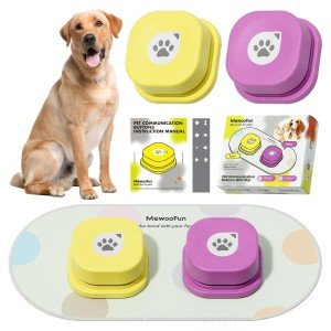 Mewoofun Talking Button Communication Training Toy for Dogs