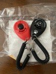 2 Pack Red and Black Dog Training Clickers