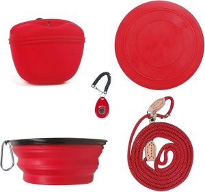 5-Pack Dog Training Essentials: Treat Pouch & More
