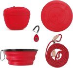 5 Pack Dog Training Set with Treat Pouch & Toys