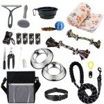 PupLuxe 22-Piece Black Puppy Training Kit