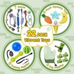 Vibrant 22 Pack Puppy Teething Chew Toys