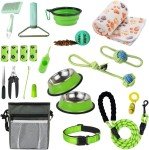 PupLuxe 22-Piece Green Puppy Training Kit
