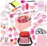 65-Piece Small Dog Supplies Starter Kit