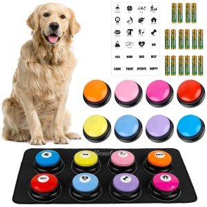 8-Pack Dog Communication Buttons for Talking Pets