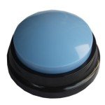 Light Blue Dog Training Clicker with Voice Recorder