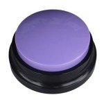 Purple Voice Recording Clicker for Dog Training