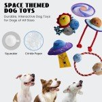 5-Pack Durable Squeaky Plush Dog Chew Toys