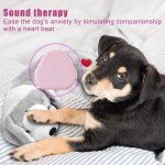 Heartbeat Toy for Dog Anxiety Relief - Grey