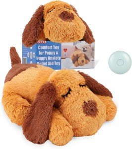 Heartbeat Puppy Toy - Calming Comfort Cuddler Pillow